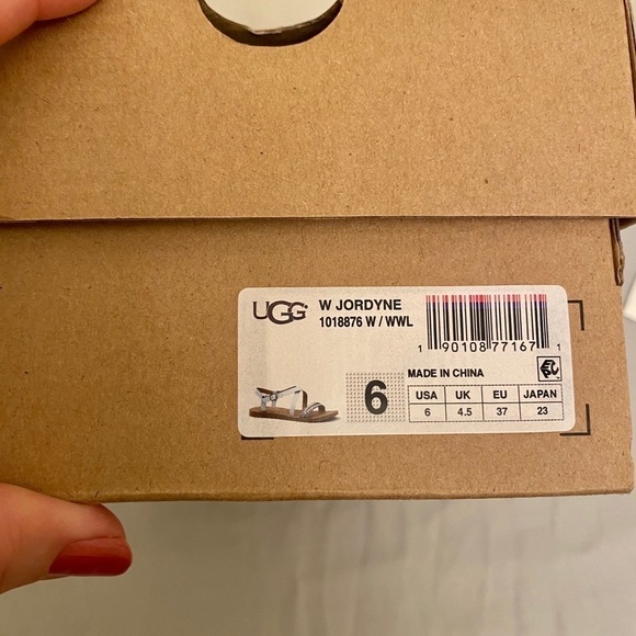 UGG JORDYNE Sandal Ankle Strappy Excellent Cond. - Picture 6 of 8